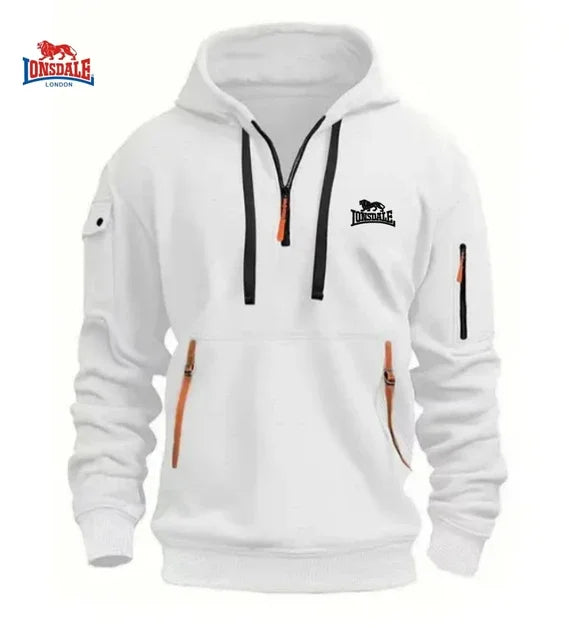 2024 Autumn Winter High Quality Dropped Shoulder Hooded Sweatshirt Men's Women's Plus Size Loose Pullover Fashion Sweatshirt