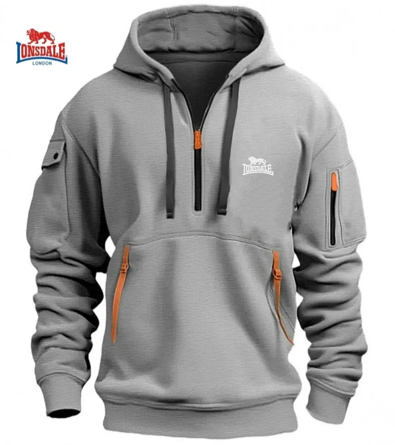 2024 Autumn Winter High Quality Dropped Shoulder Hooded Sweatshirt Men's Women's Plus Size Loose Pullover Fashion Sweatshirt