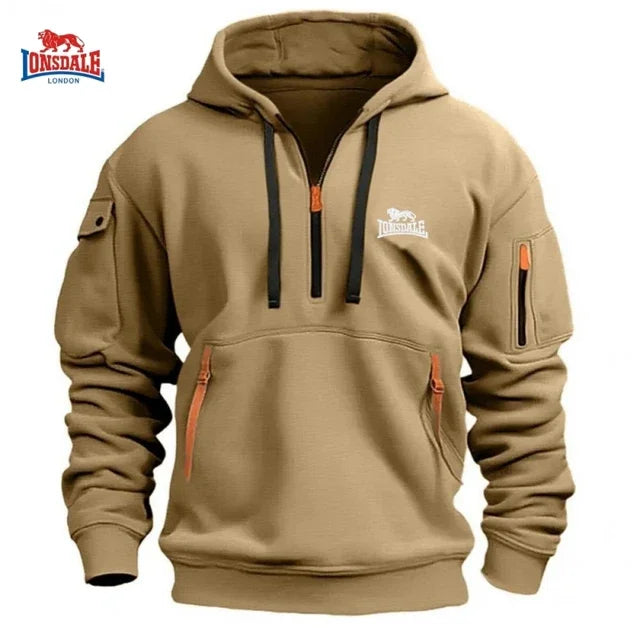 2024 Autumn Winter High Quality Dropped Shoulder Hooded Sweatshirt Men's Women's Plus Size Loose Pullover Fashion Sweatshirt