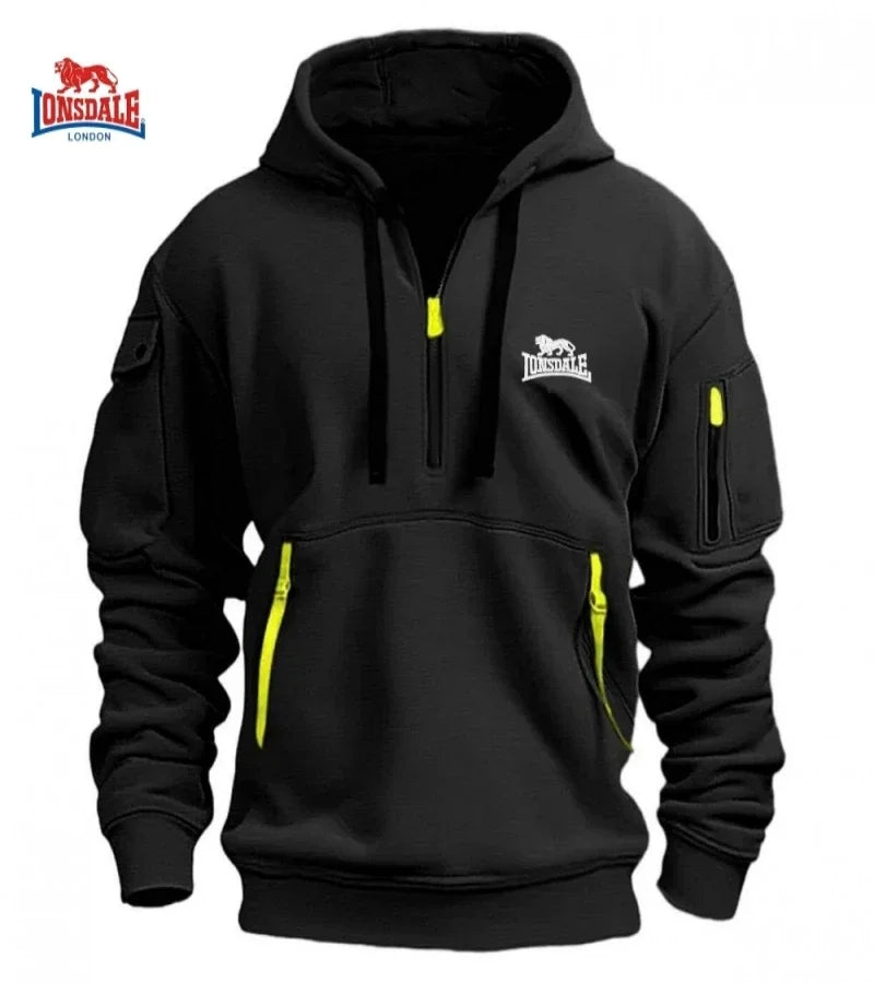 2024 Autumn Winter High Quality Dropped Shoulder Hooded Sweatshirt Men's Women's Plus Size Loose Pullover Fashion Sweatshirt